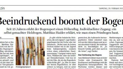 Beeindruckend boomt der Bogen