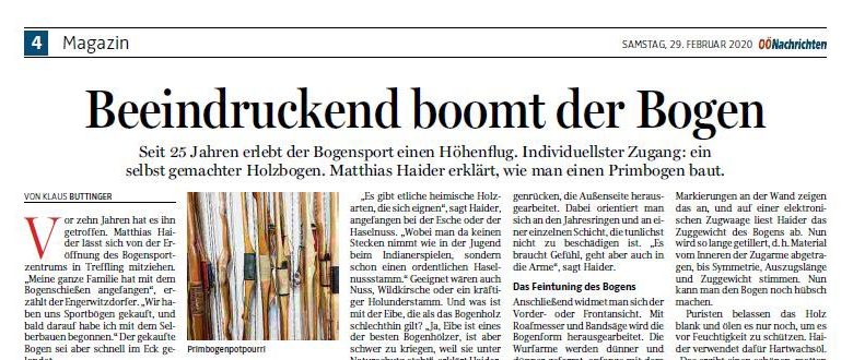 Beeindruckend boomt der Bogen